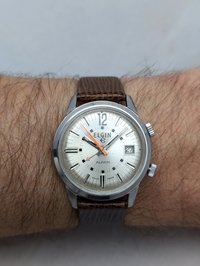 1970's Elgin Wrist Alarm Watch