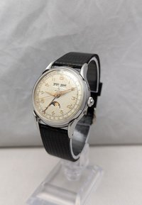 1950's Helbros Triple Calendar Watch with Moon Phase