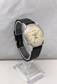 1950's Helbros Triple Calendar Watch with Moon Phase