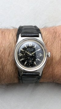 1962 Bulova "Surf King"  with Incredible Patina
