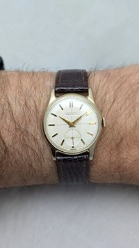 1960's Benrus Waffle Dial Watch