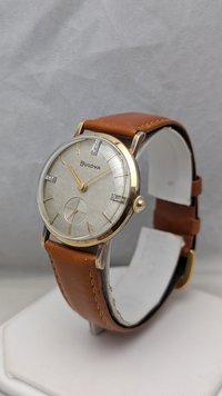1956 Bulova Diamond Dial President