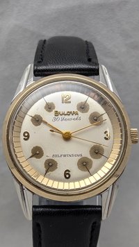 1960 Bulova 30 Jewel Poppy Automatic Watch