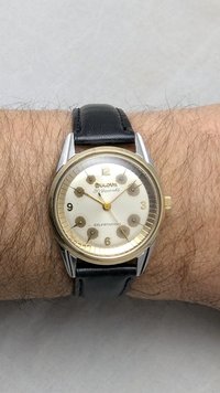 1960 Bulova 30 Jewel Poppy Automatic Watch