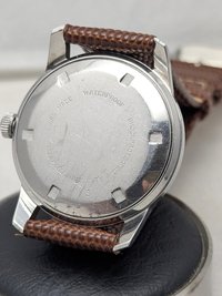 1960s Clebar 24 Hour Black Dial Watch