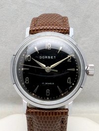 1965 Dorset Watch with Black Dial