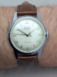1960's Gruen Stainless Steel Watch