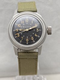 1958 Bulova Type A17A Military Issue Hacking Watch