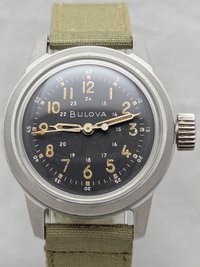 1958 Bulova Type A17A Military Issue Hacking Watch
