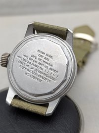 1958 Bulova Type A17A Military Issue Hacking Watch
