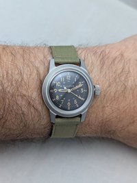 1958 Bulova Type A17A Military Issue Hacking Watch