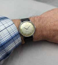 Vintage 1960s Benrus Steel Watch