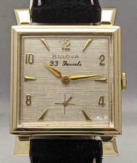 Solid 14k Gold Bulova Emperor "D" Watch