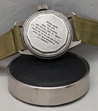 1958 Bulova Military Issue A-17A Hacking Watch