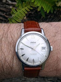 1960s Clebar Zodiac 25 Jewel Automatic Watch