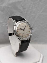 1950s Benrus 24 Hour Steel Watch