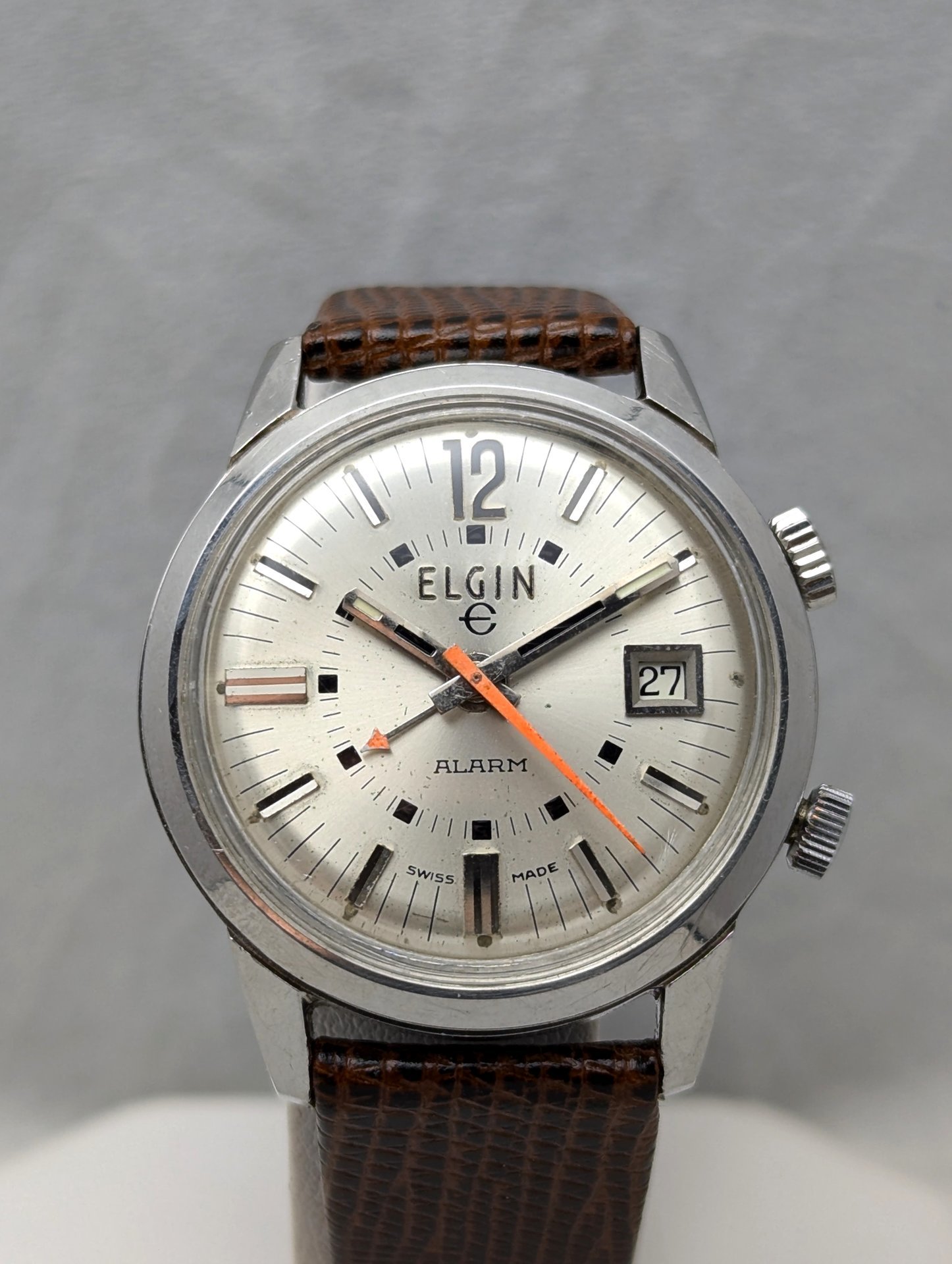 1970's Elgin Wrist Alarm Watch