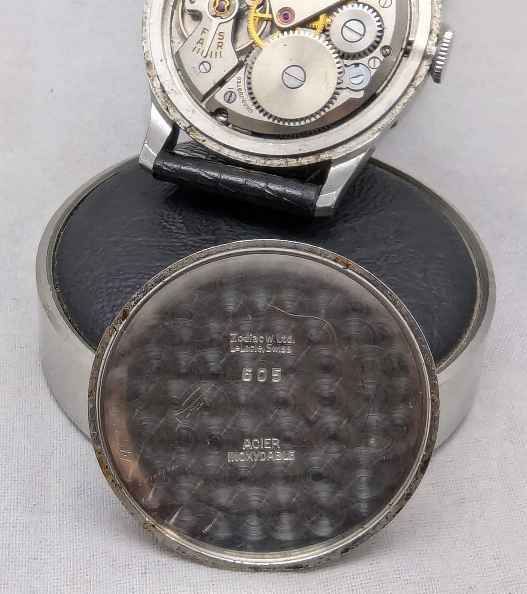 1955 Zodiac Triple Date Moon Phase Watch