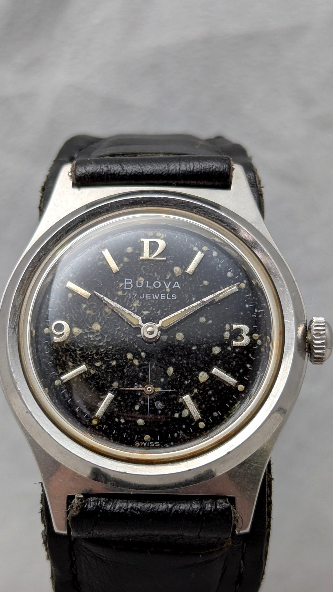 1962 Bulova "Surf King"  with Incredible Patina