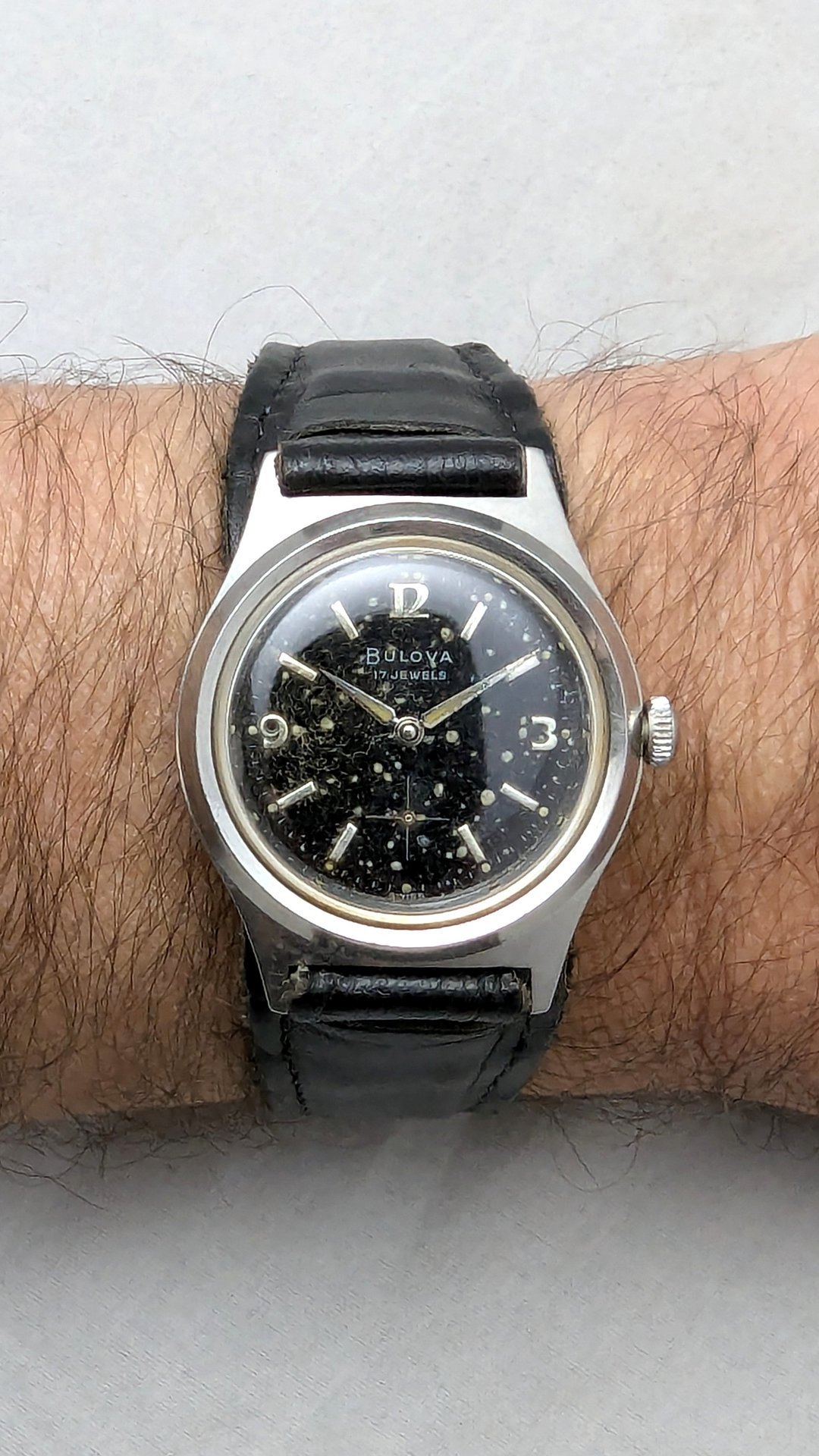 1962 Bulova "Surf King"  with Incredible Patina