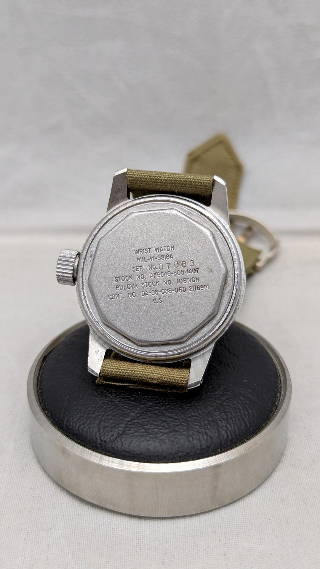 1961 Bulova Military Issue 3818A Hacking Watch