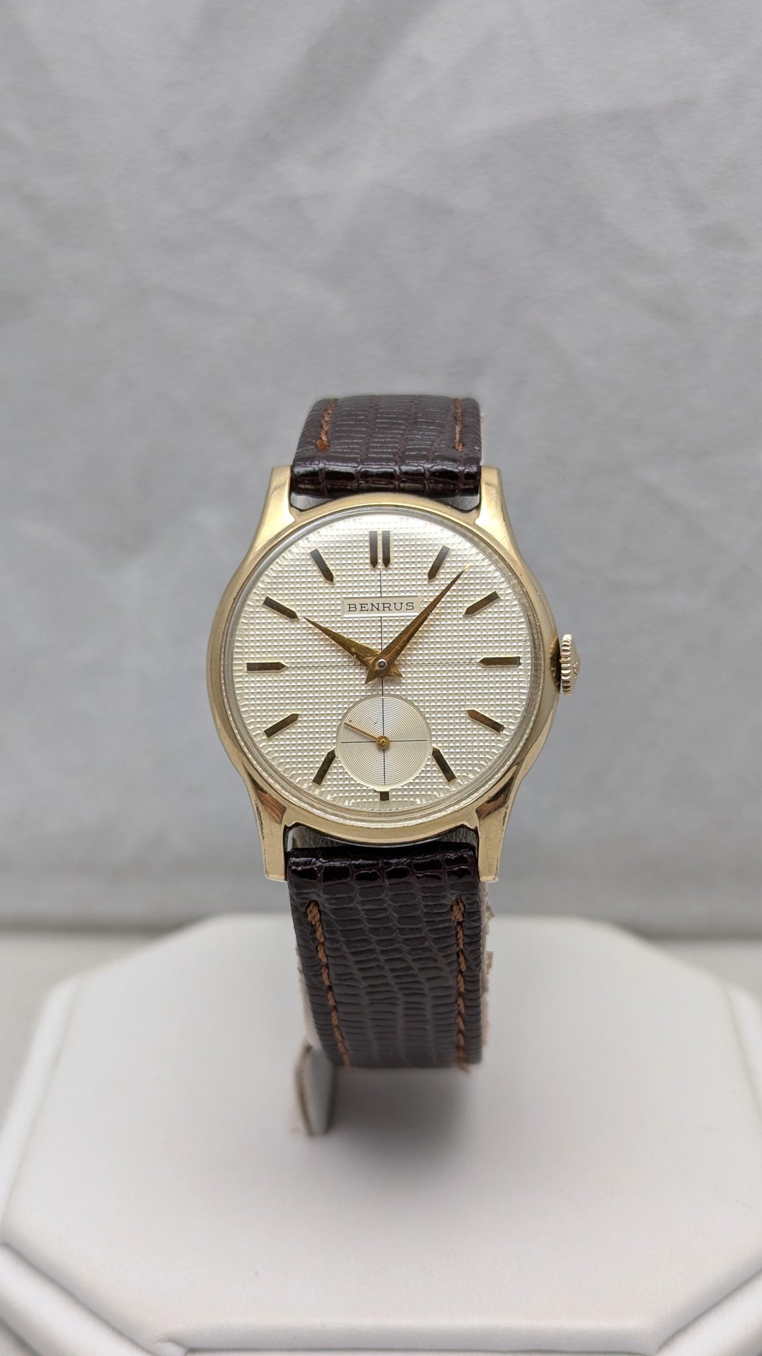 1960's Benrus Waffle Dial Watch