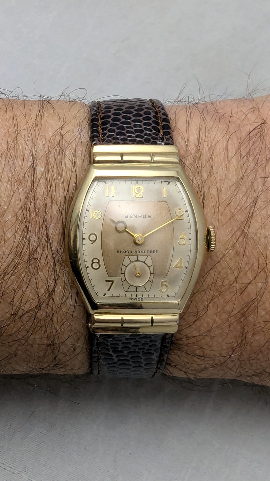 1947 Benrus Tonneau Men's Watch