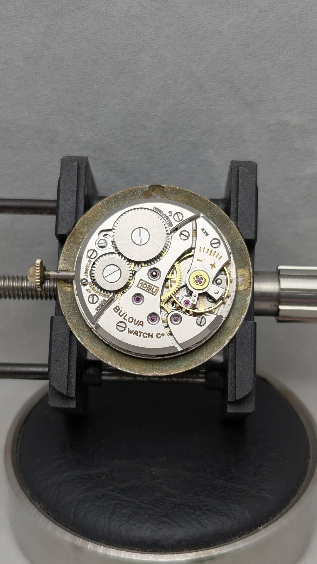 1956 Bulova Diamond Dial President