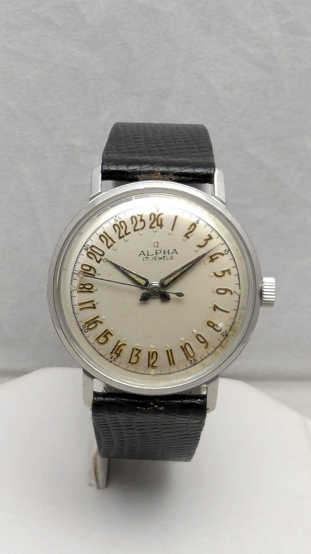 1960s Alpha Twenty-Four Hour Watch