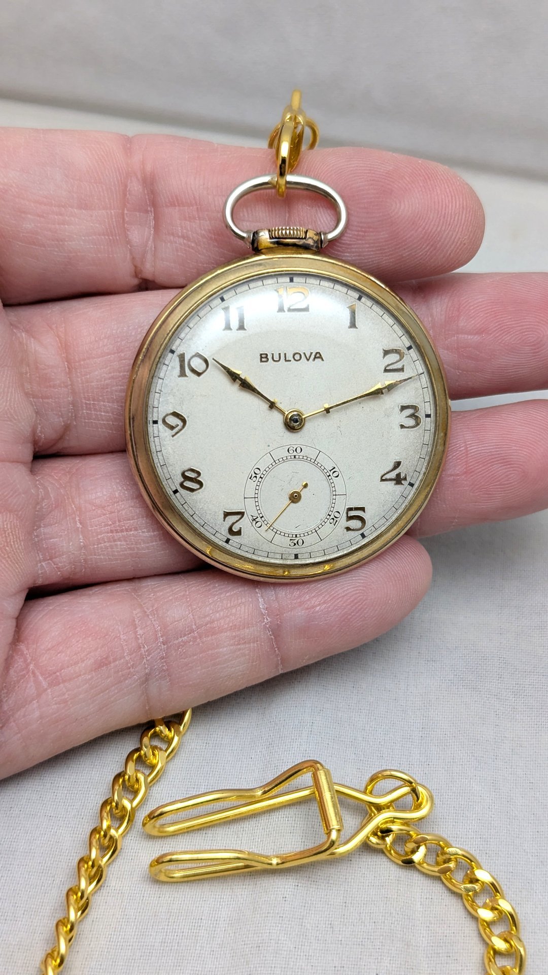 1947 Bulova "Montgomery" Pocket Watch