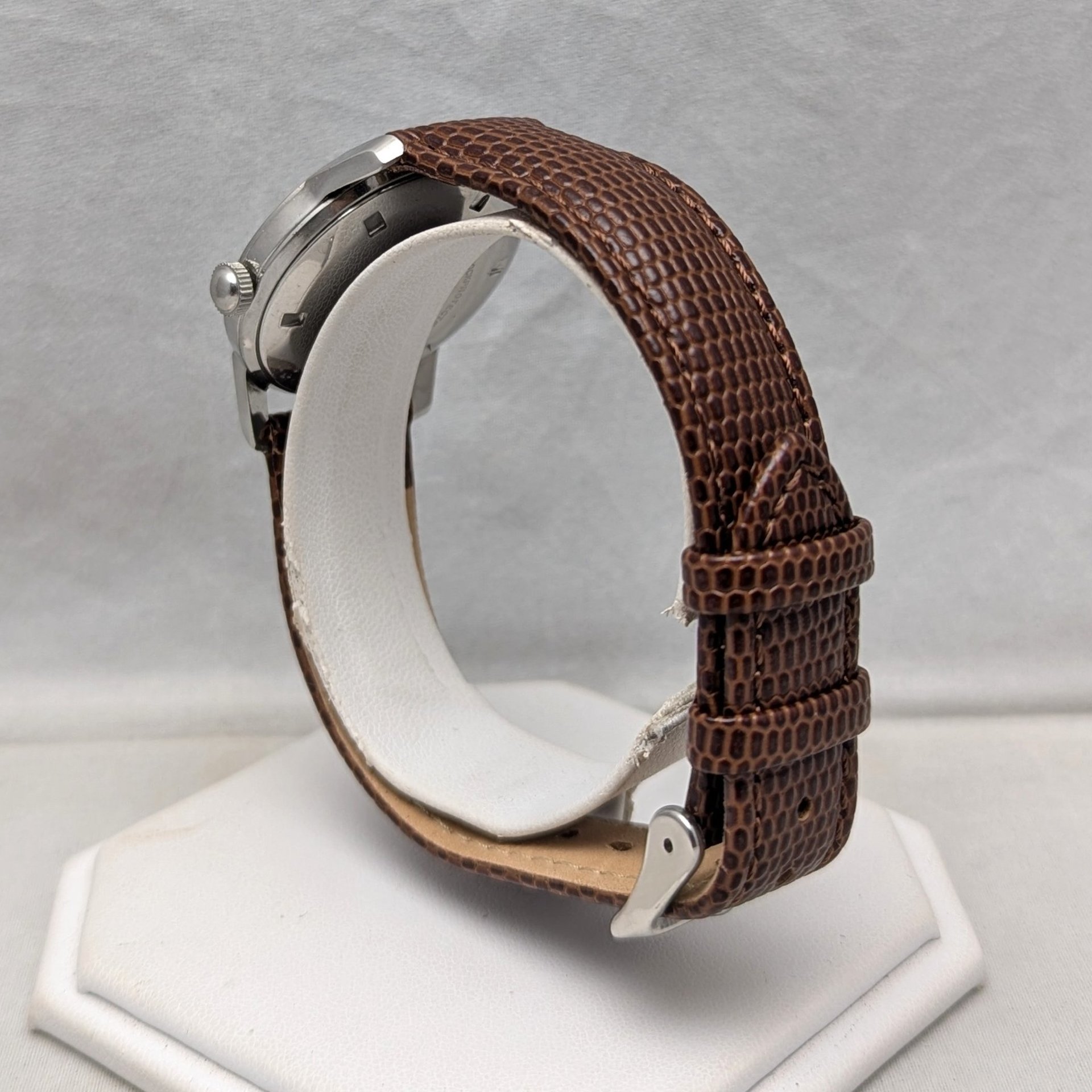 1960s Clebar 24 Hour Black Dial Watch