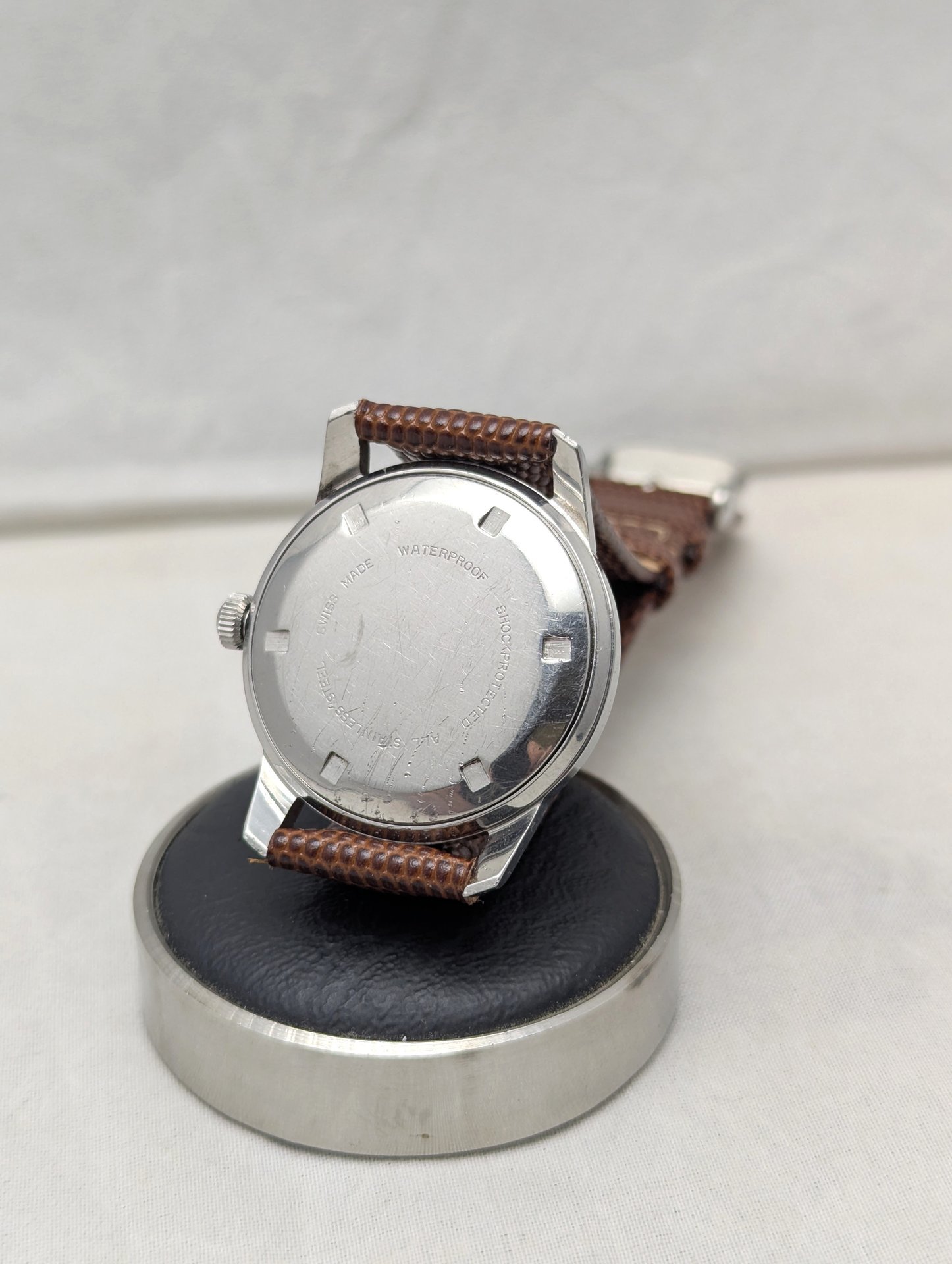 1960s Clebar 24 Hour Black Dial Watch