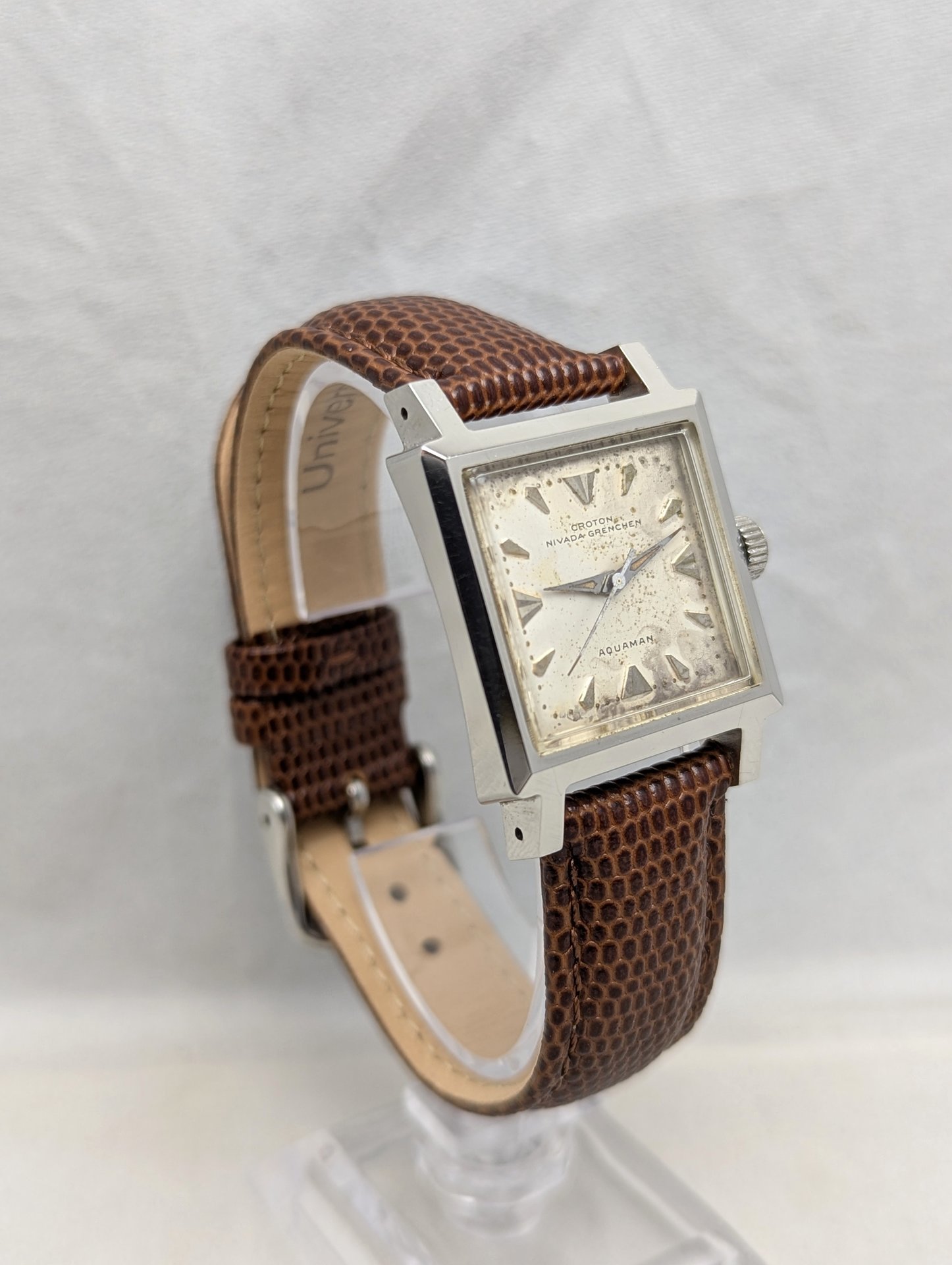 1960's Croton Nivada Grenchen Aquaman Watch 