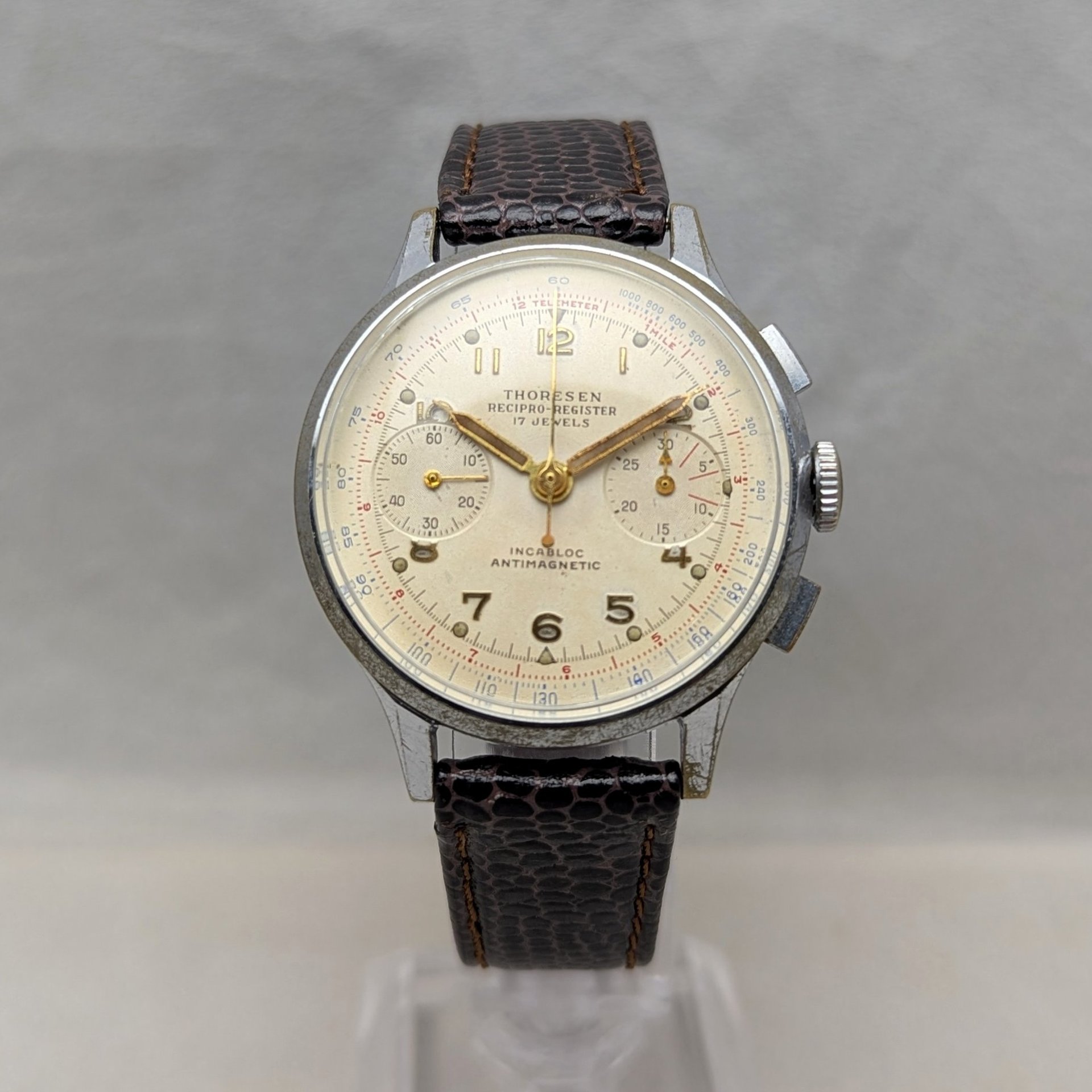 1940's Thoresen Recipro-Register Chronograph
