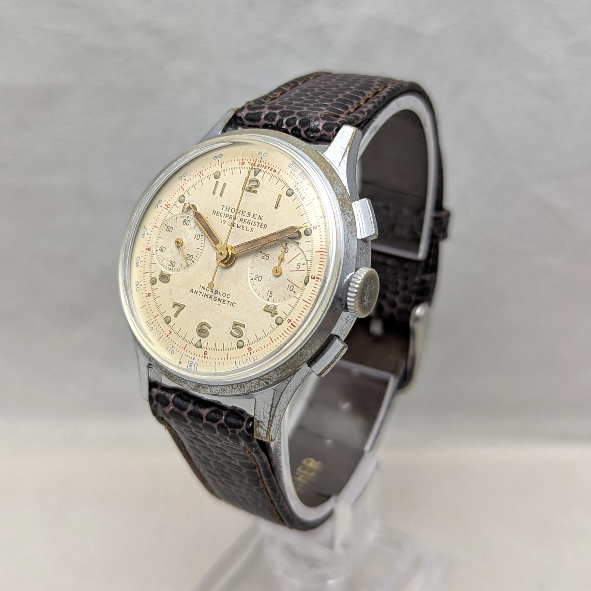 1940's Thoresen Recipro-Register Chronograph
