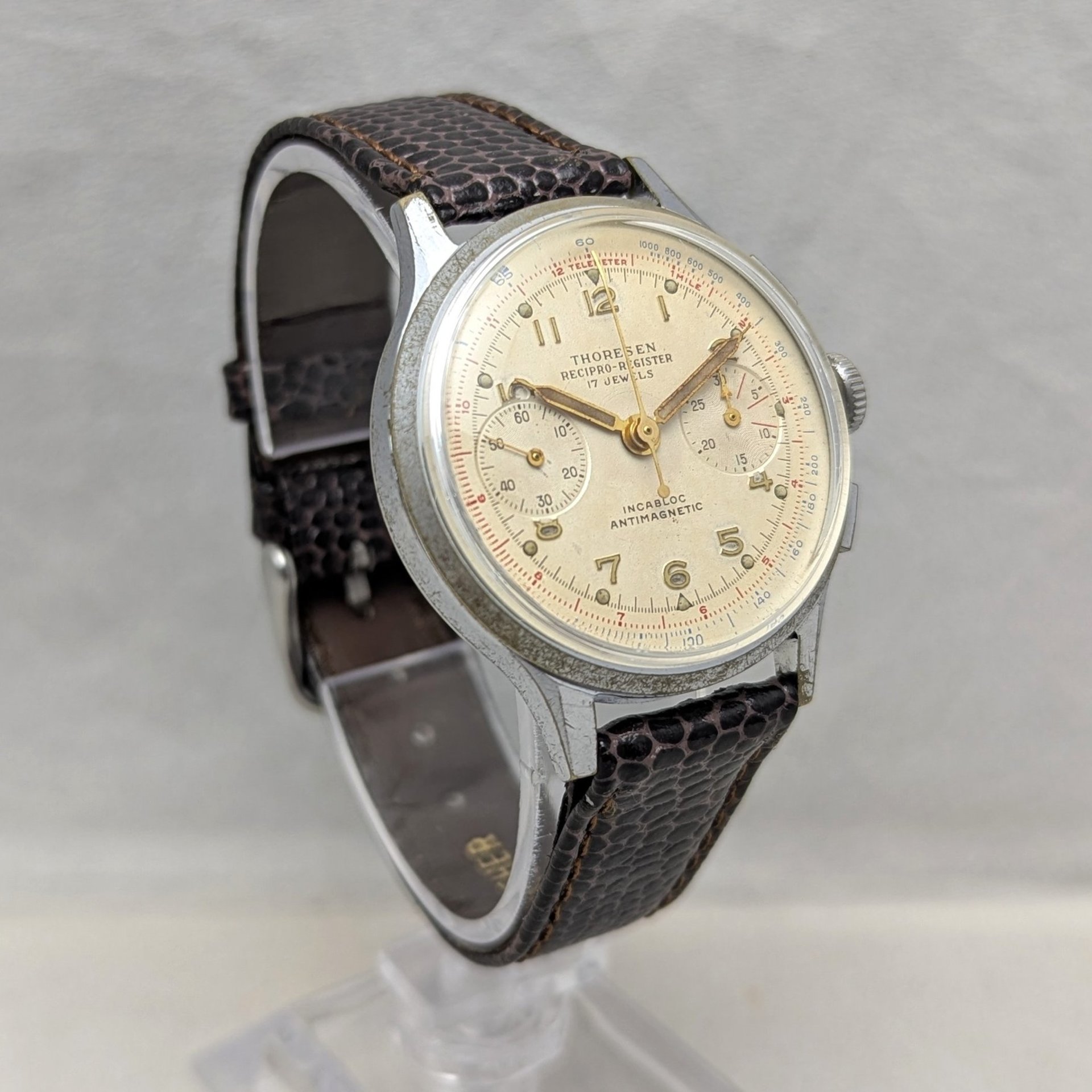 1940's Thoresen Recipro-Register Chronograph