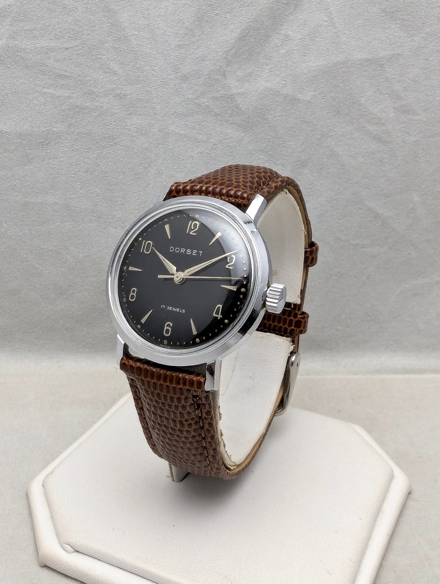 1965 Dorset Watch with Black Dial