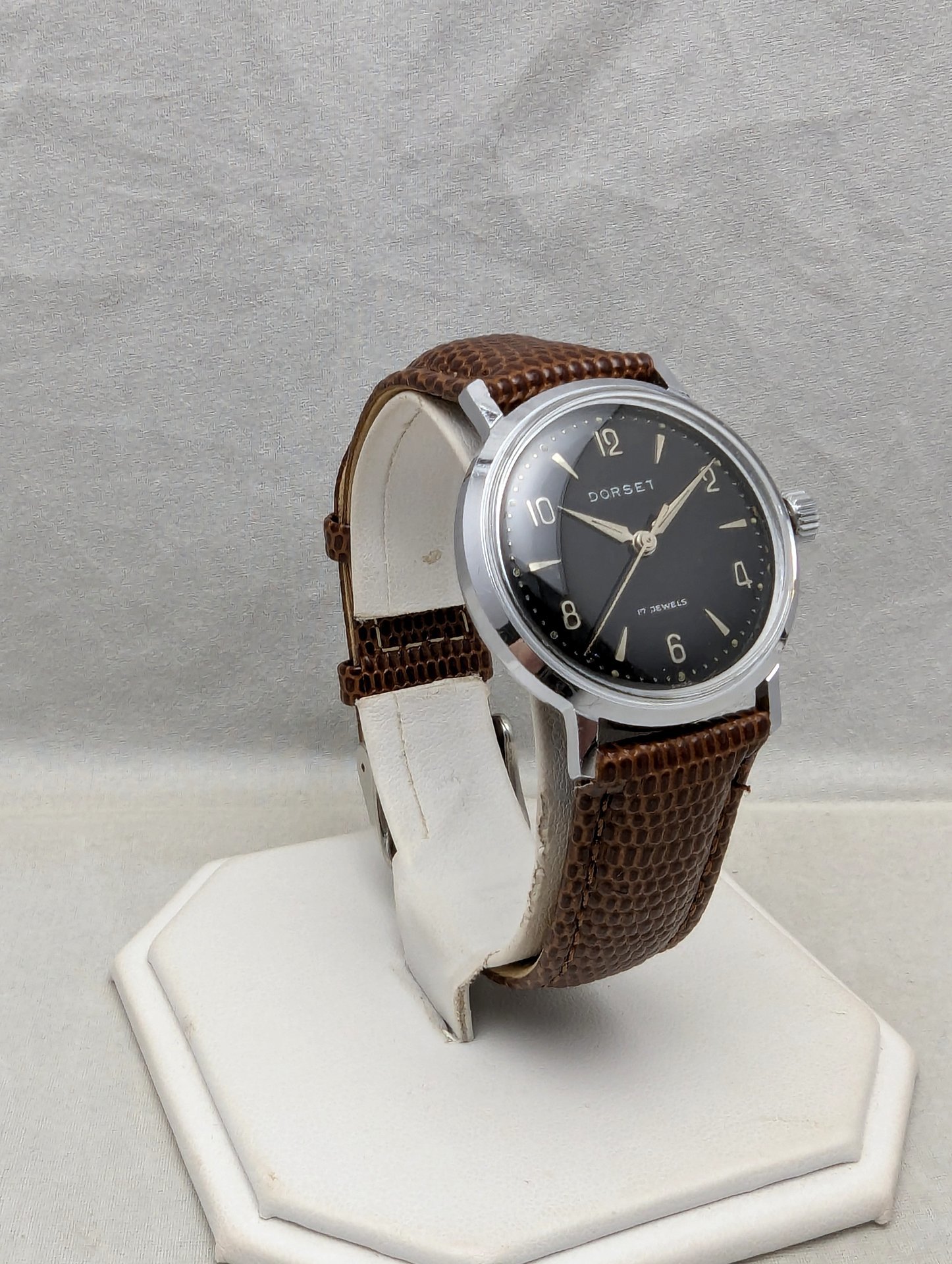 1965 Dorset Watch with Black Dial