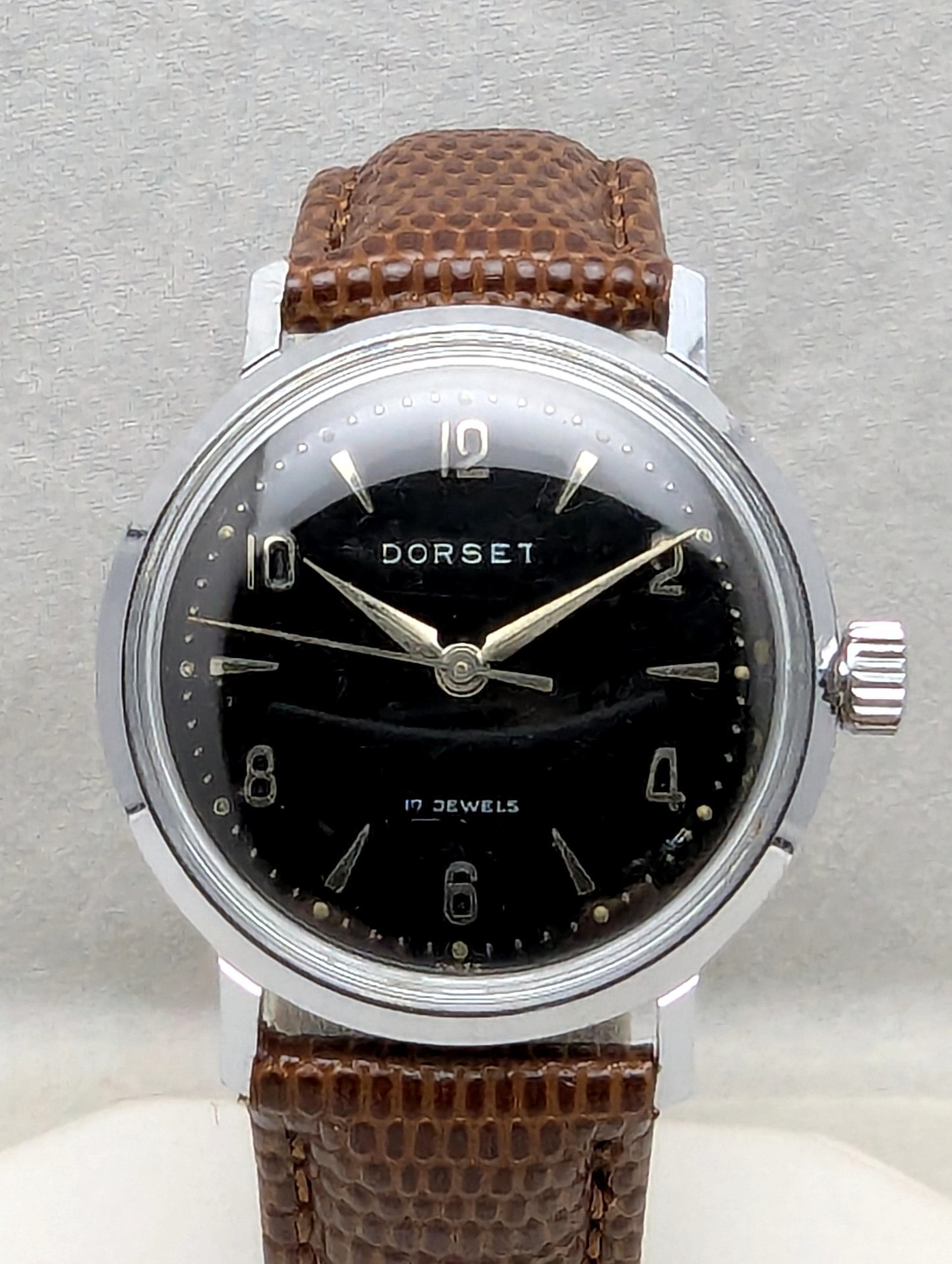 1965 Dorset Watch with Black Dial