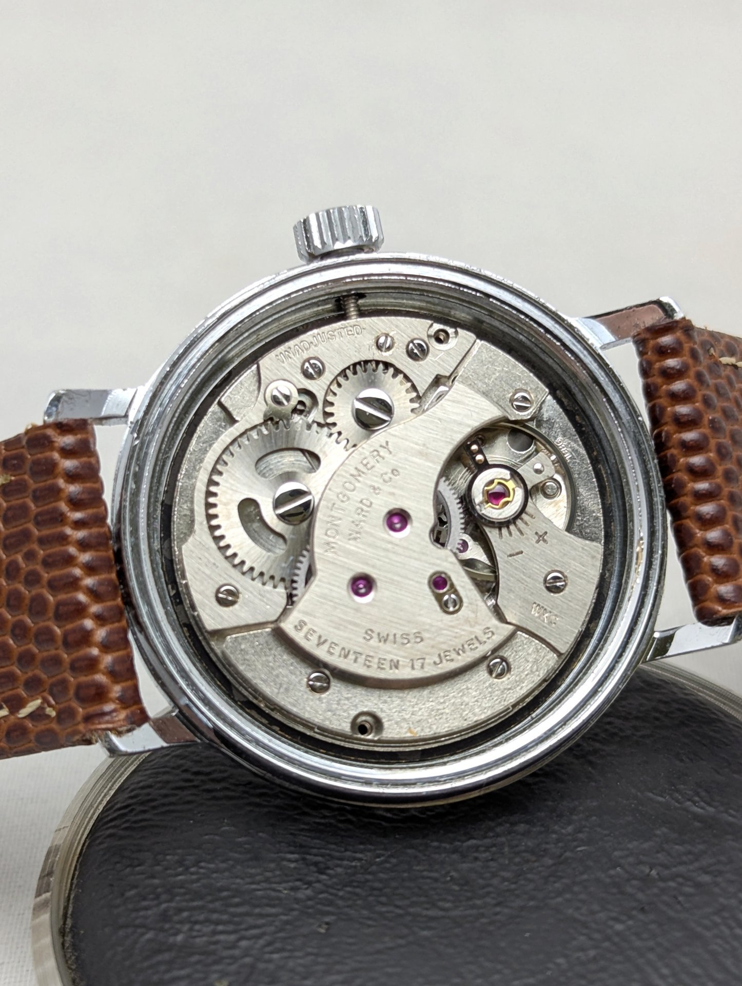 1965 Dorset Watch with Black Dial