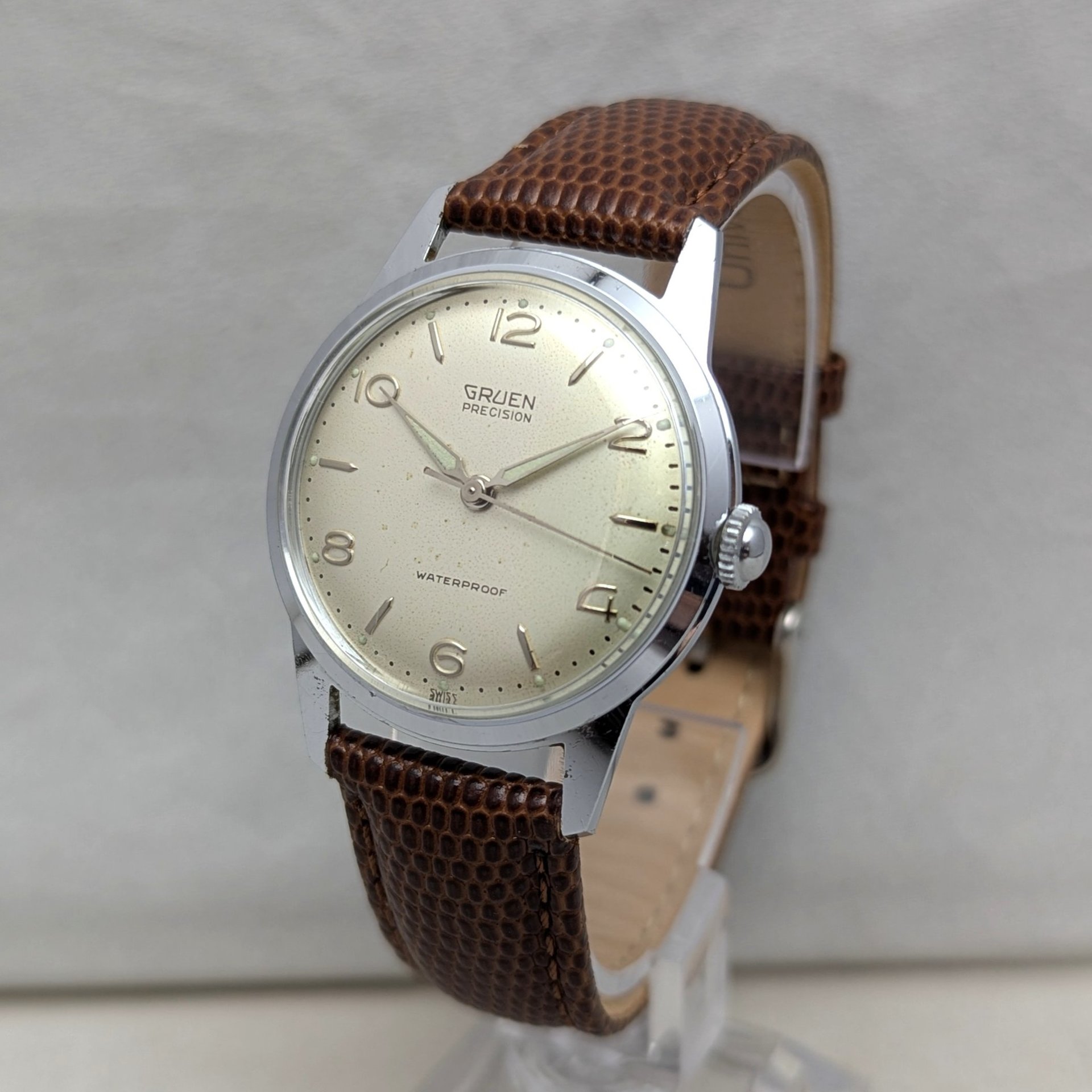 1960's Gruen Stainless Steel Watch