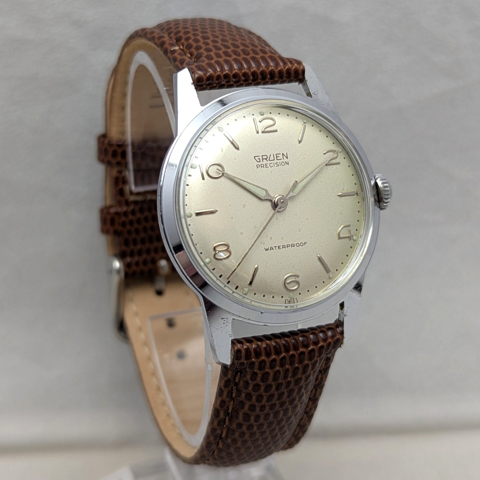 1960's Gruen Stainless Steel Watch