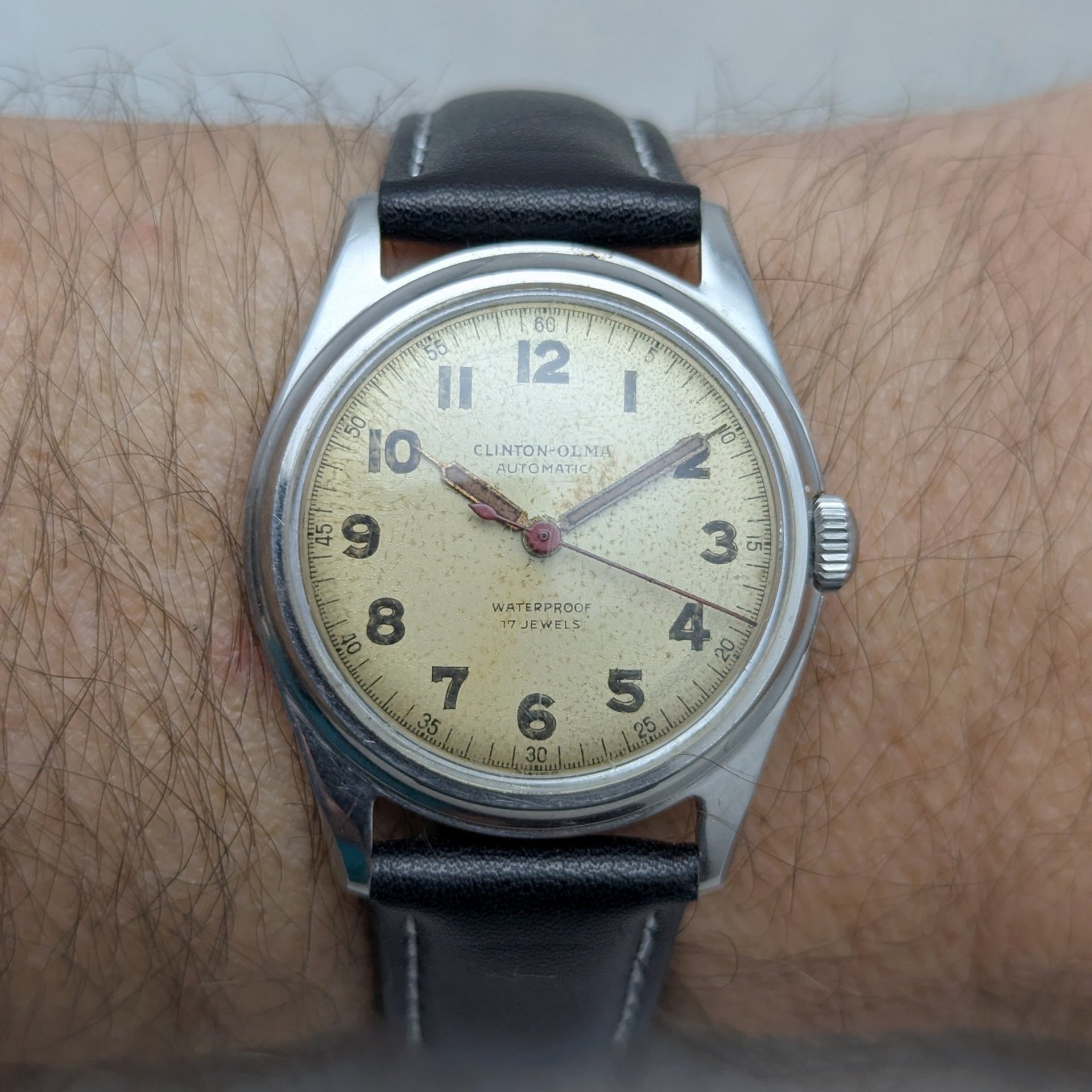 1950's Clinton-Olma Bumper Automatic Watch