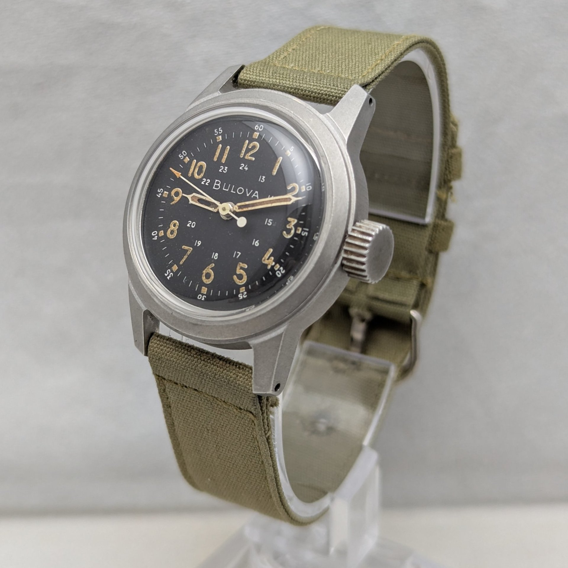 1958 Bulova Type A17A Military Issue Hacking Watch