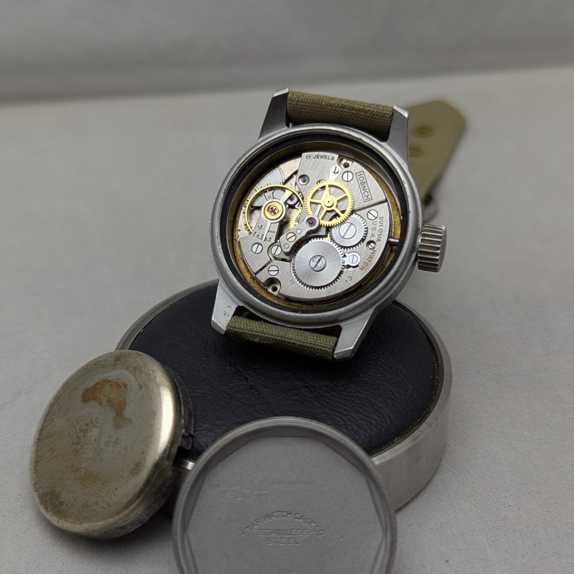 1958 Bulova Type A17A Military Issue Hacking Watch
