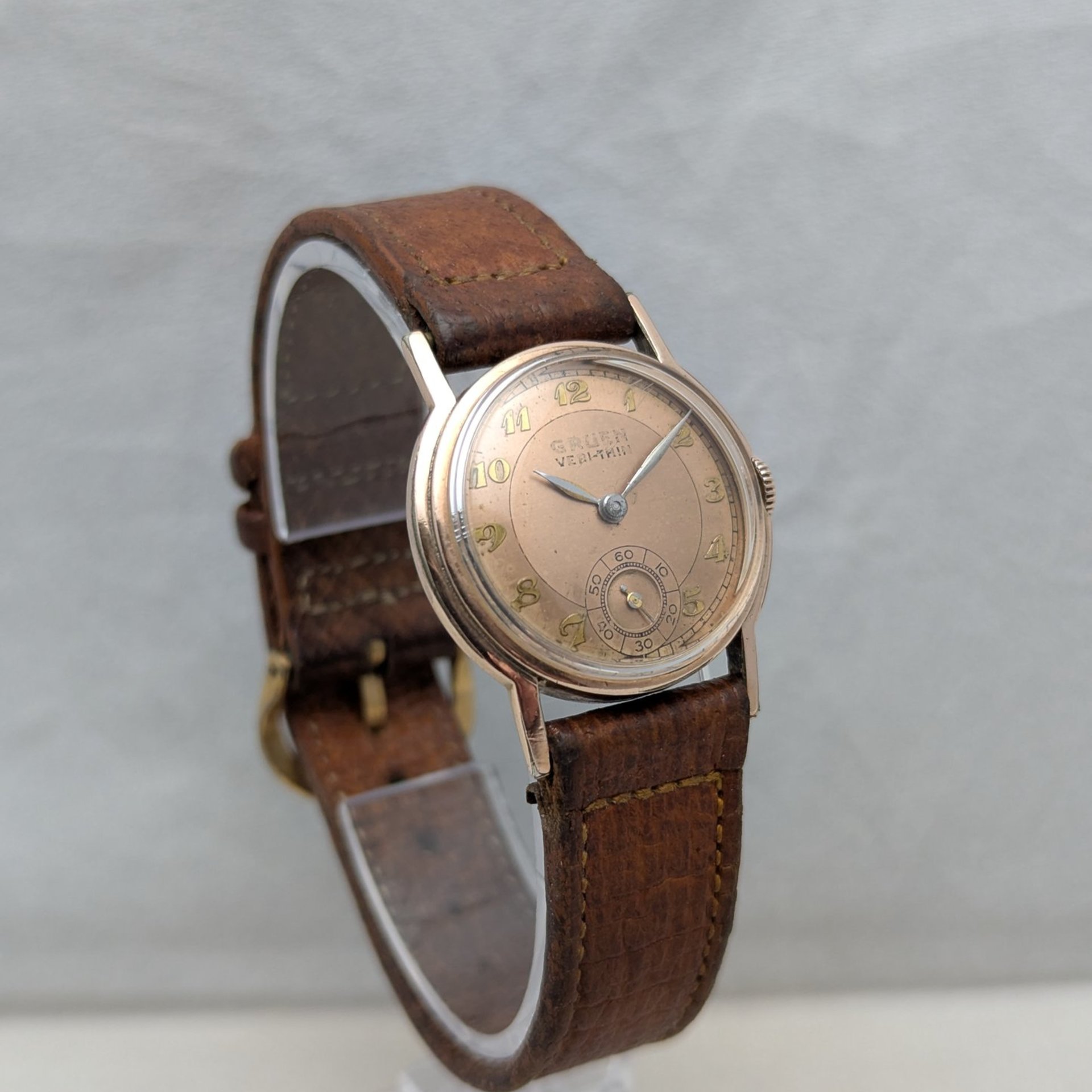 1940's Rose Gold Gruen Veri-thin Watch