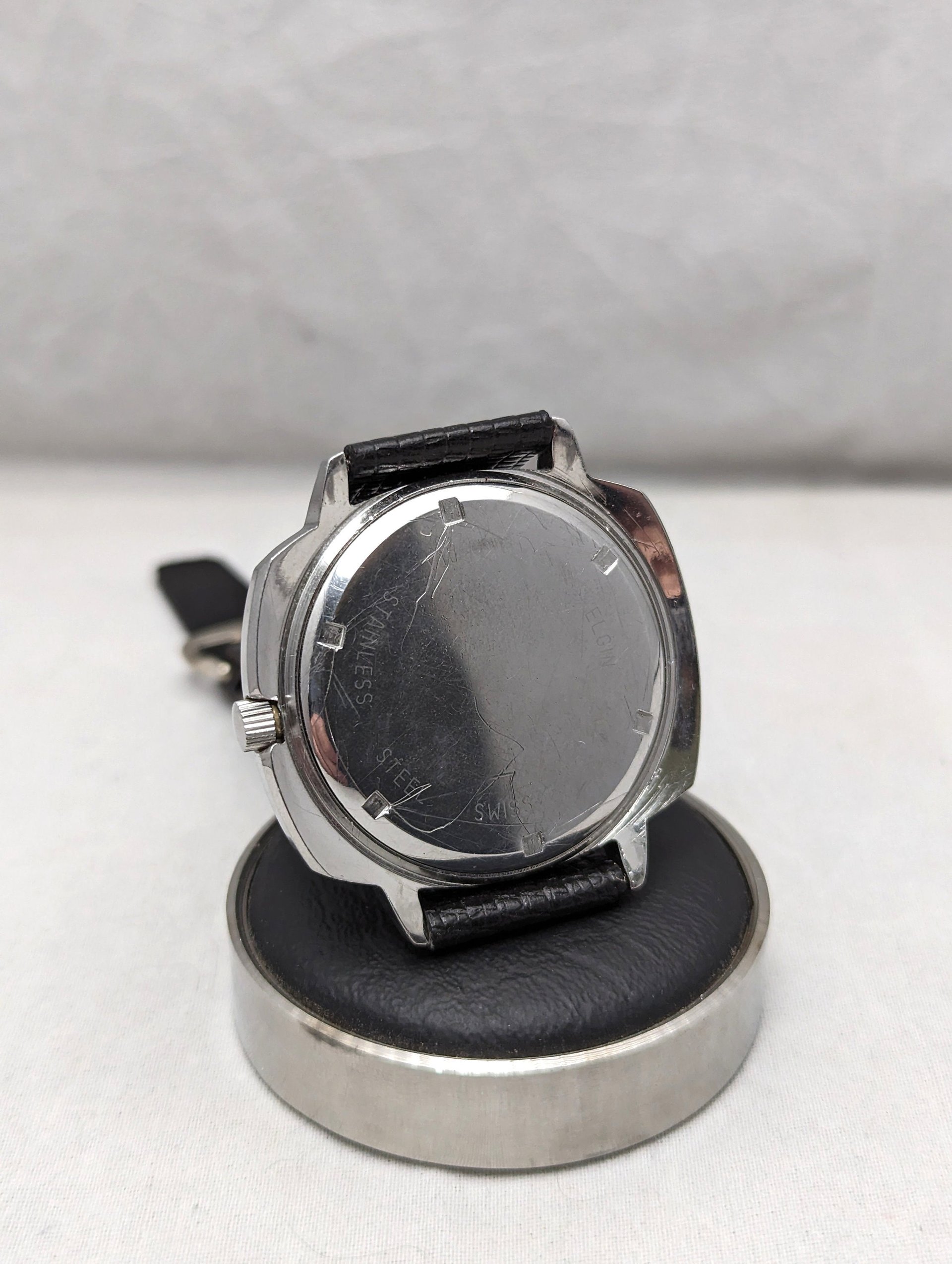 1970s Elgin Blue Dial Watch