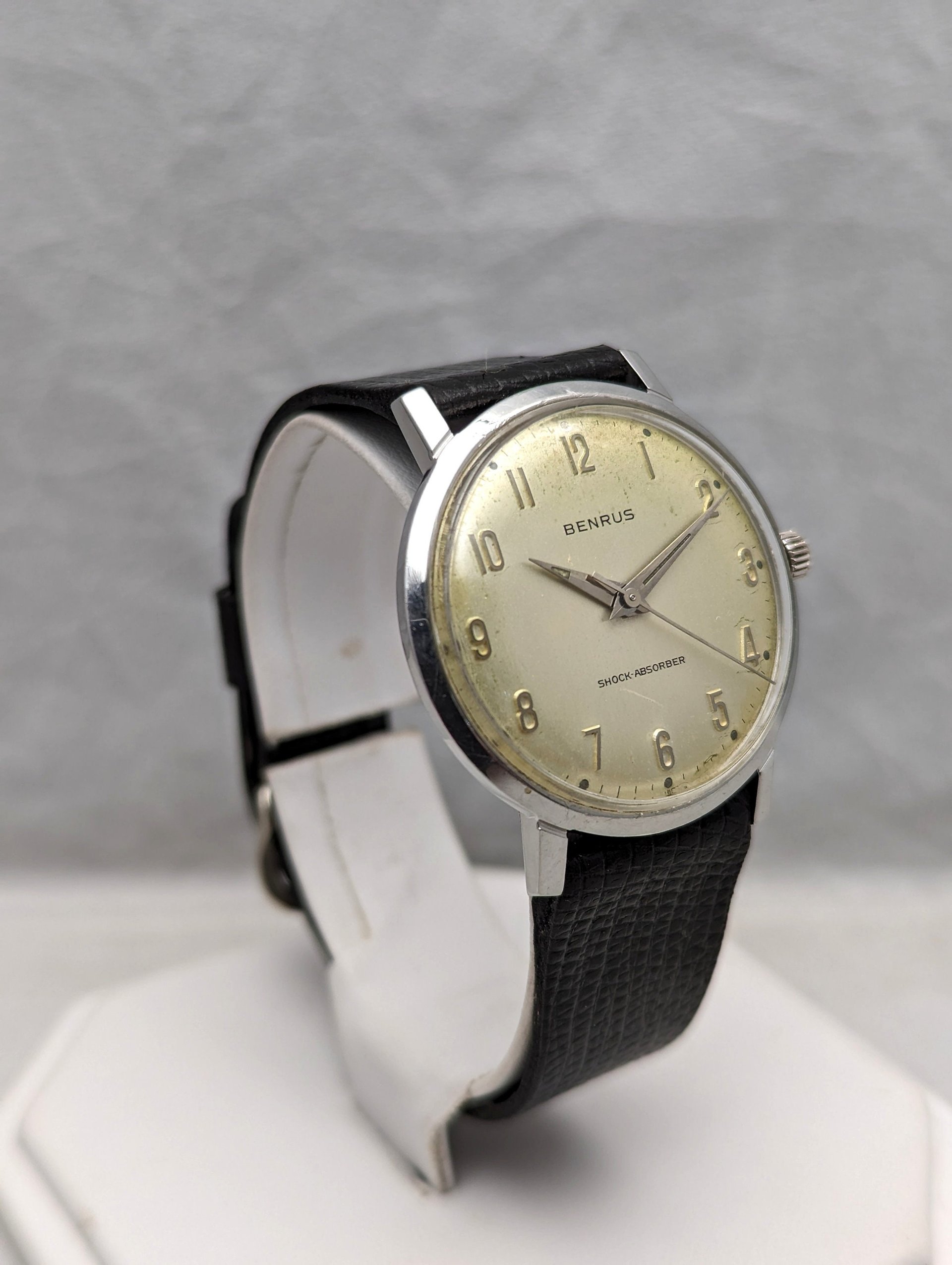 Vintage 1960s Benrus Steel Watch