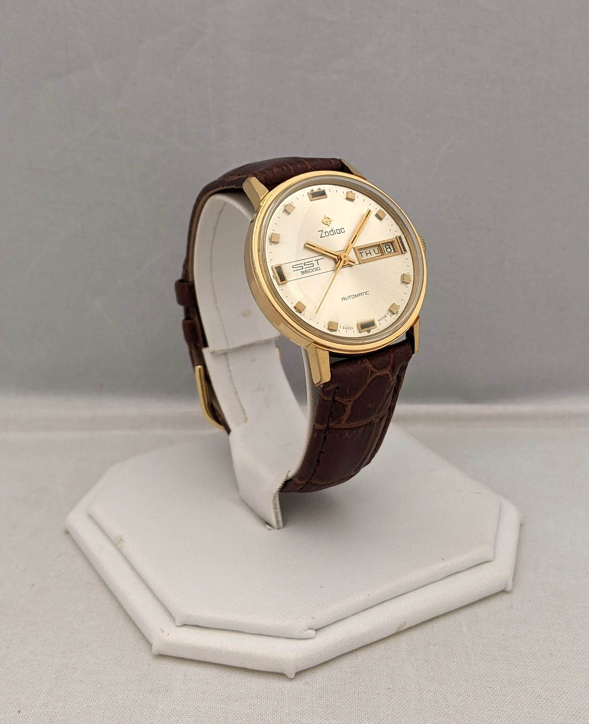 1970 Zodiac SST 36000 High Beat Watch