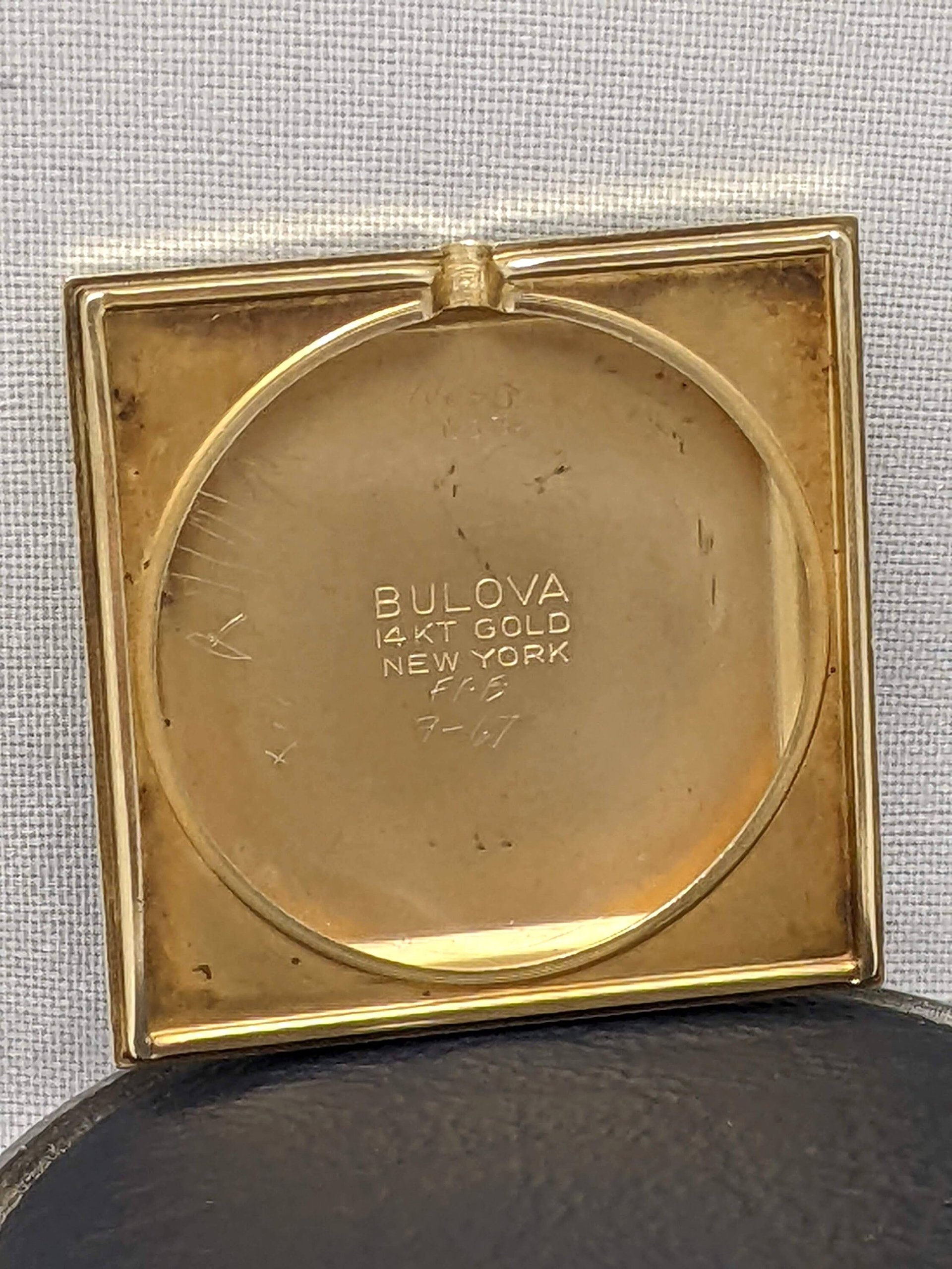 Solid 14k Gold Bulova Emperor "D" Watch